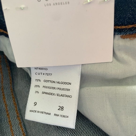 Nature denim mid rise jeans size 9/28 new with tags - Picture 3 of 4